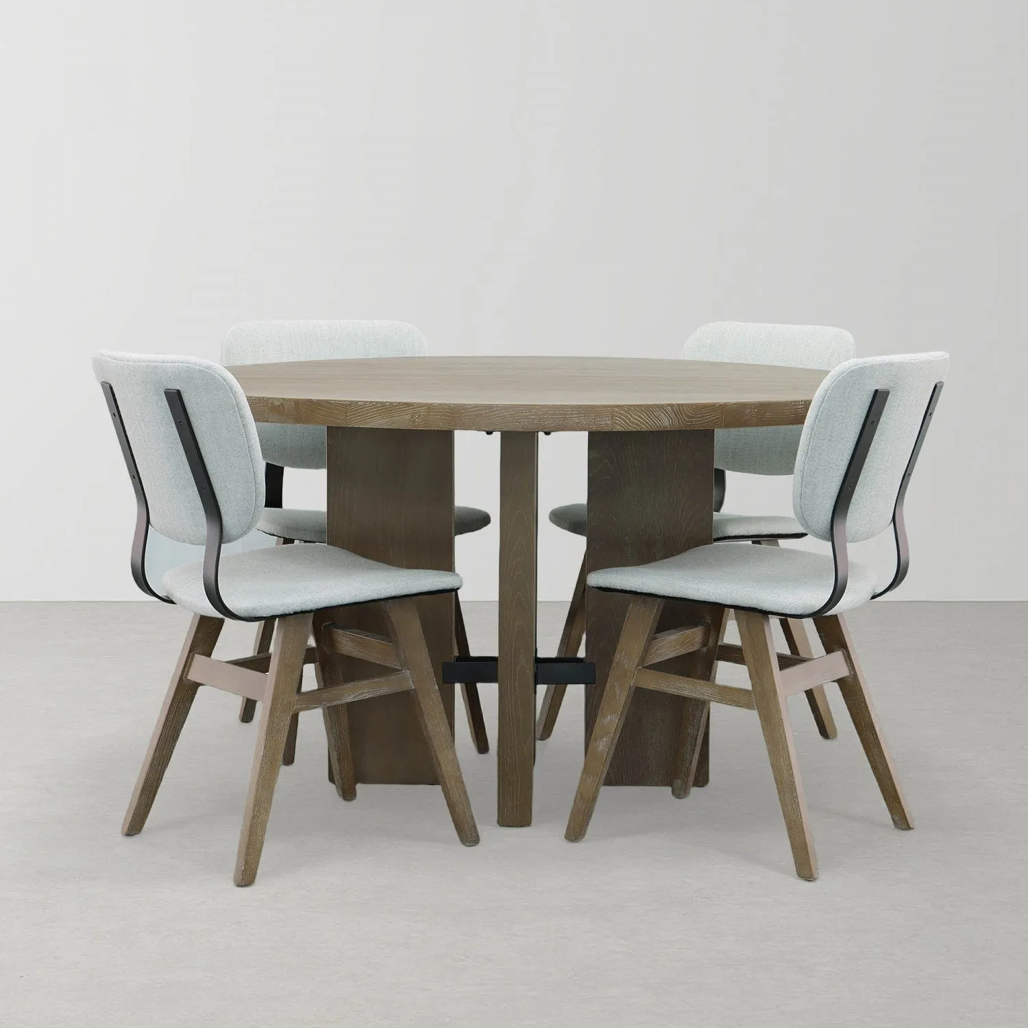 Lamarthe Dining Chair - Tweed Haze - Set of Two