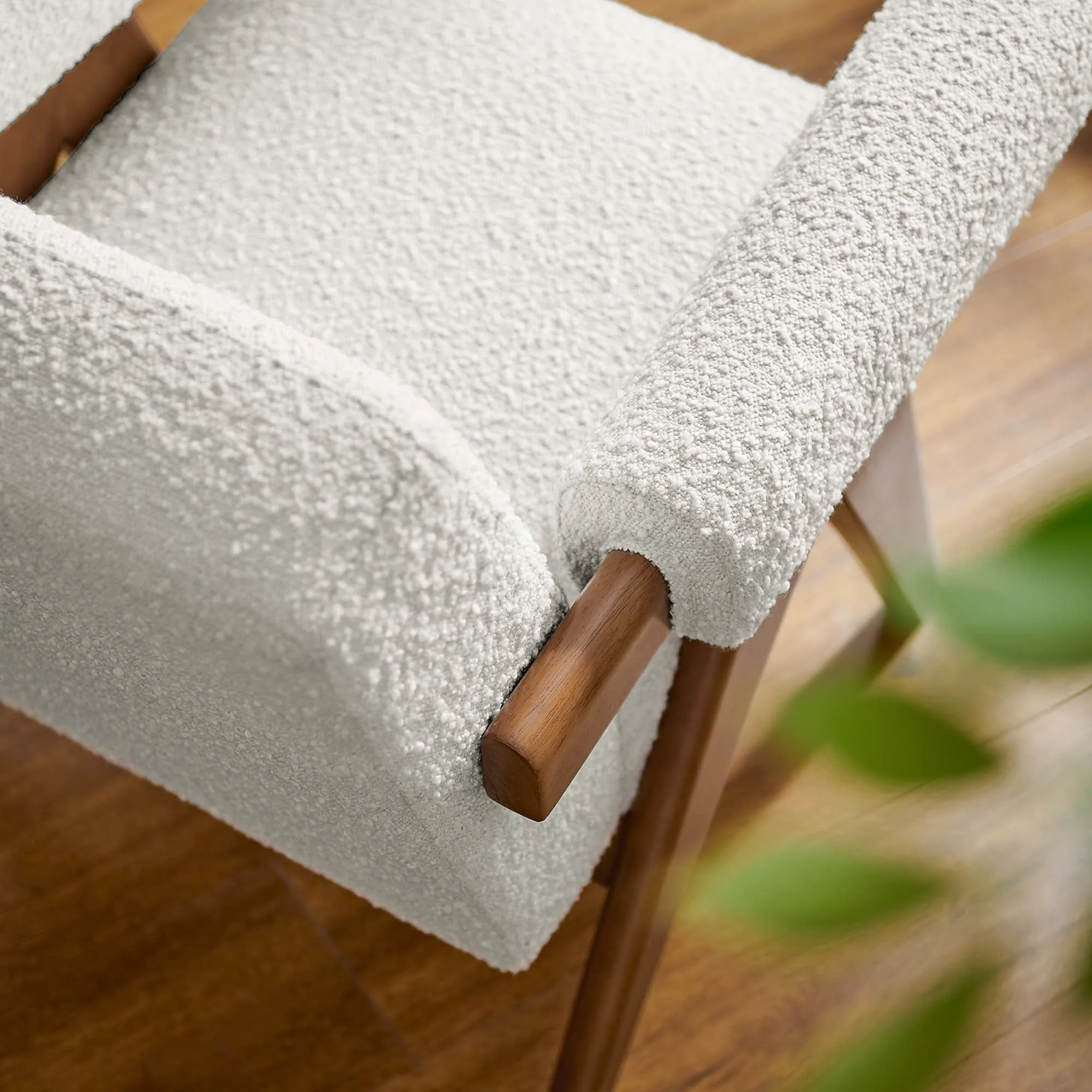 Lyra Boucle Fabric Armchair by Modway