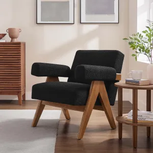 Lyra Boucle Fabric Armchair by Modway
