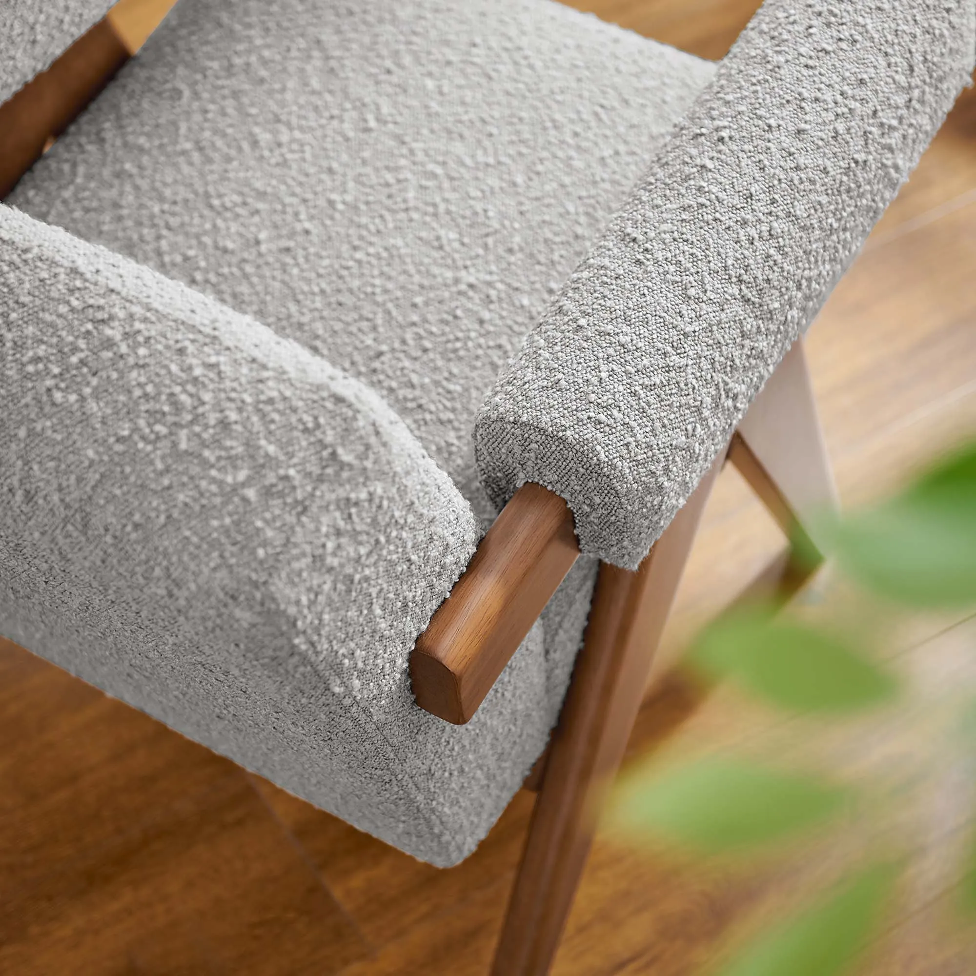Lyra Boucle Fabric Armchair by Modway