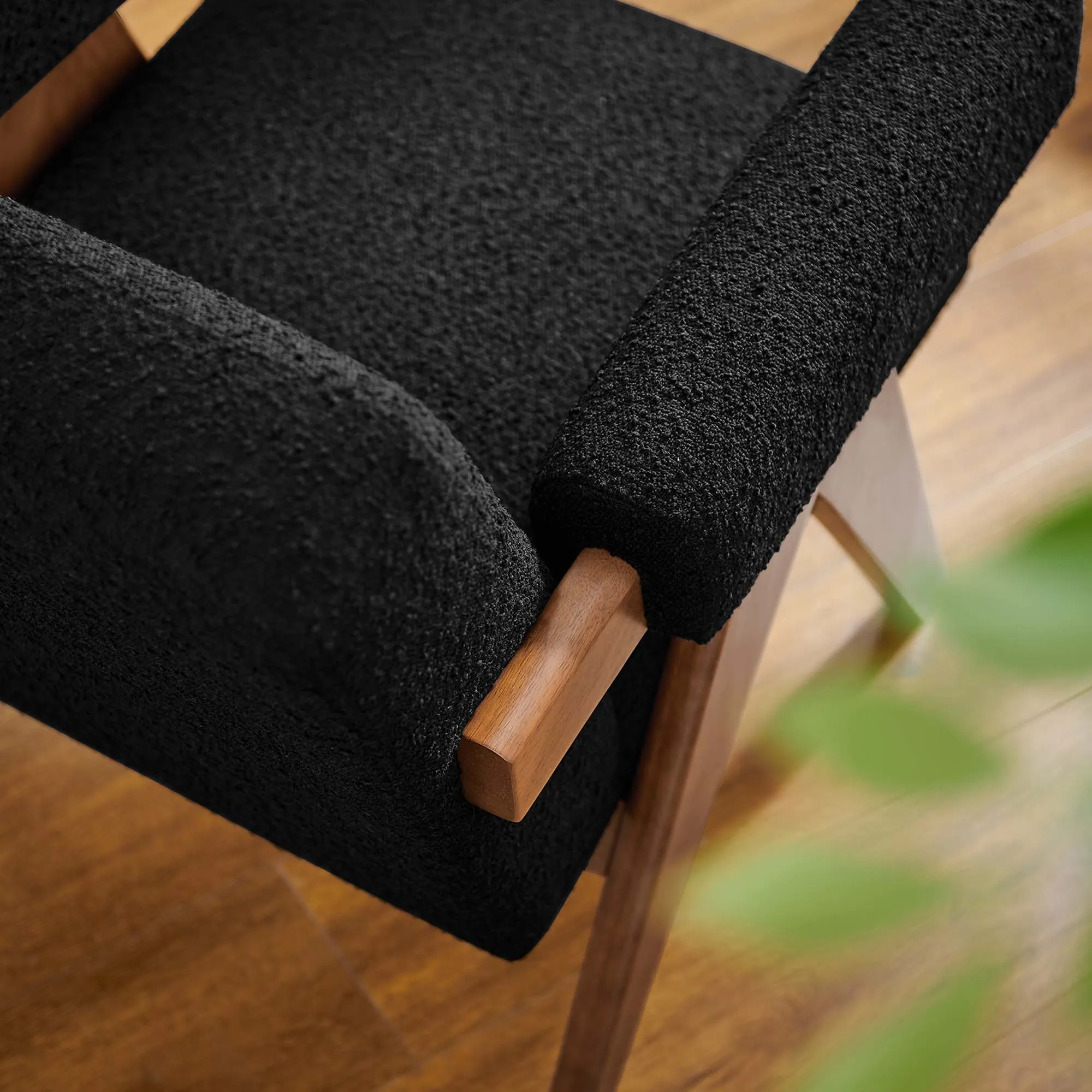 Lyra Boucle Fabric Armchair by Modway