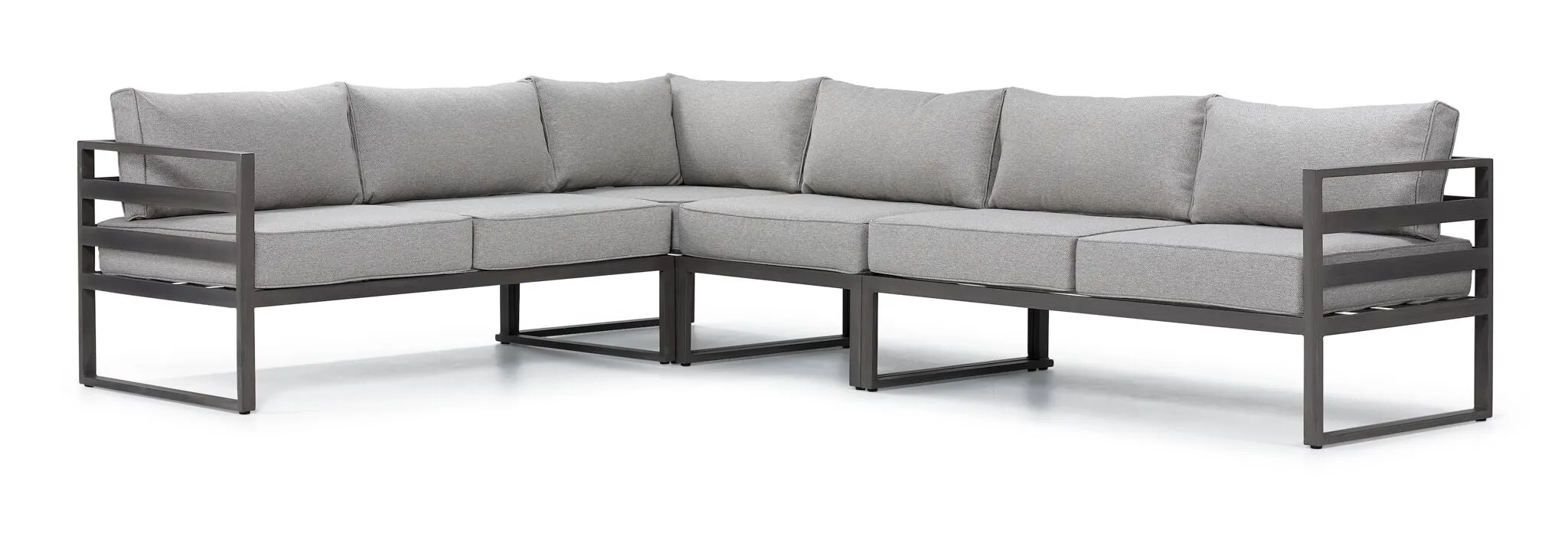 Milos 6 - Piece Outdoor Sectional - Grey