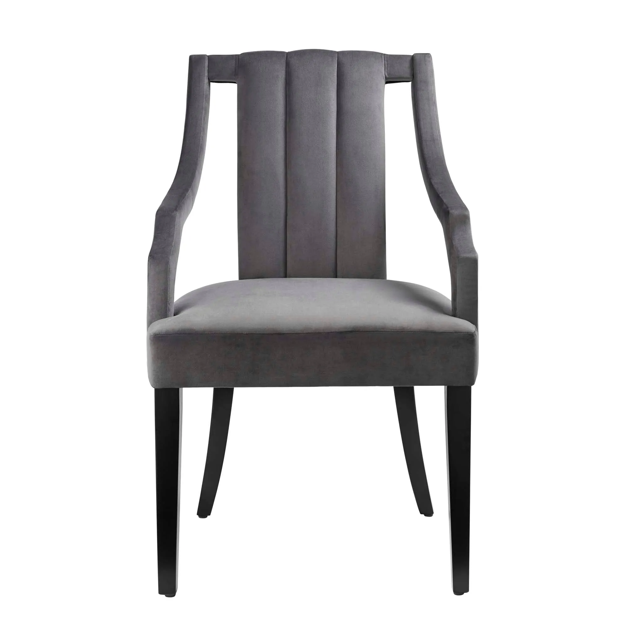 Moxie Upholstered Fabric Dining Armchairs - Set of 2 by Modway
