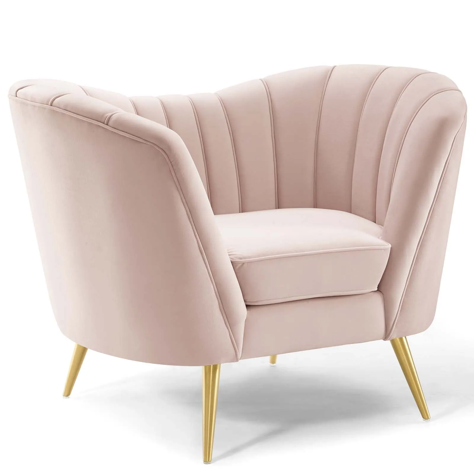 Opportunity Performance Velvet Armchair Set of 2 by Modway