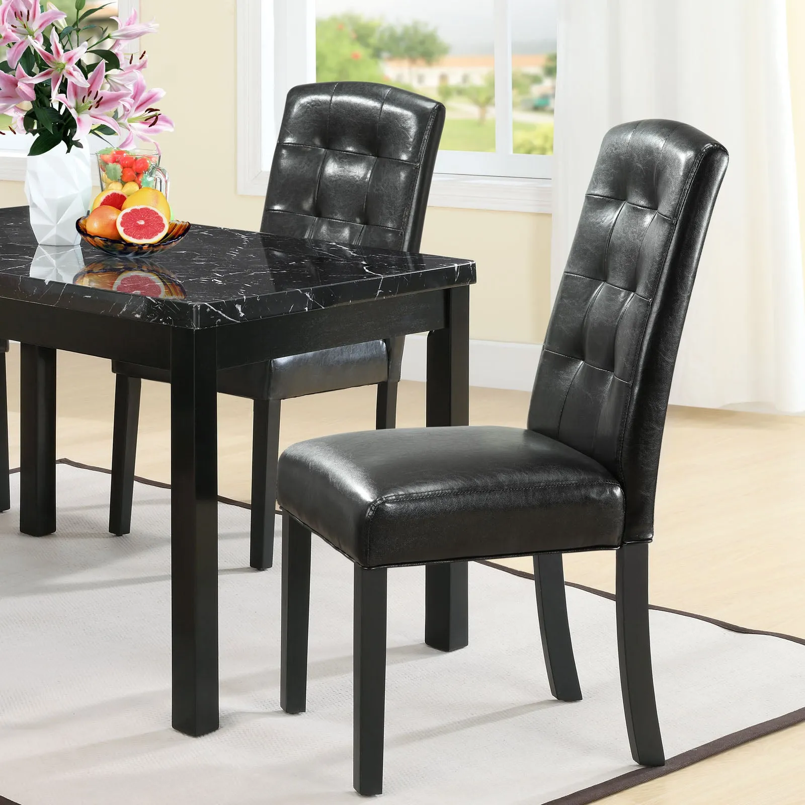 Perdure Dining Vinyl Side Chair by Modway