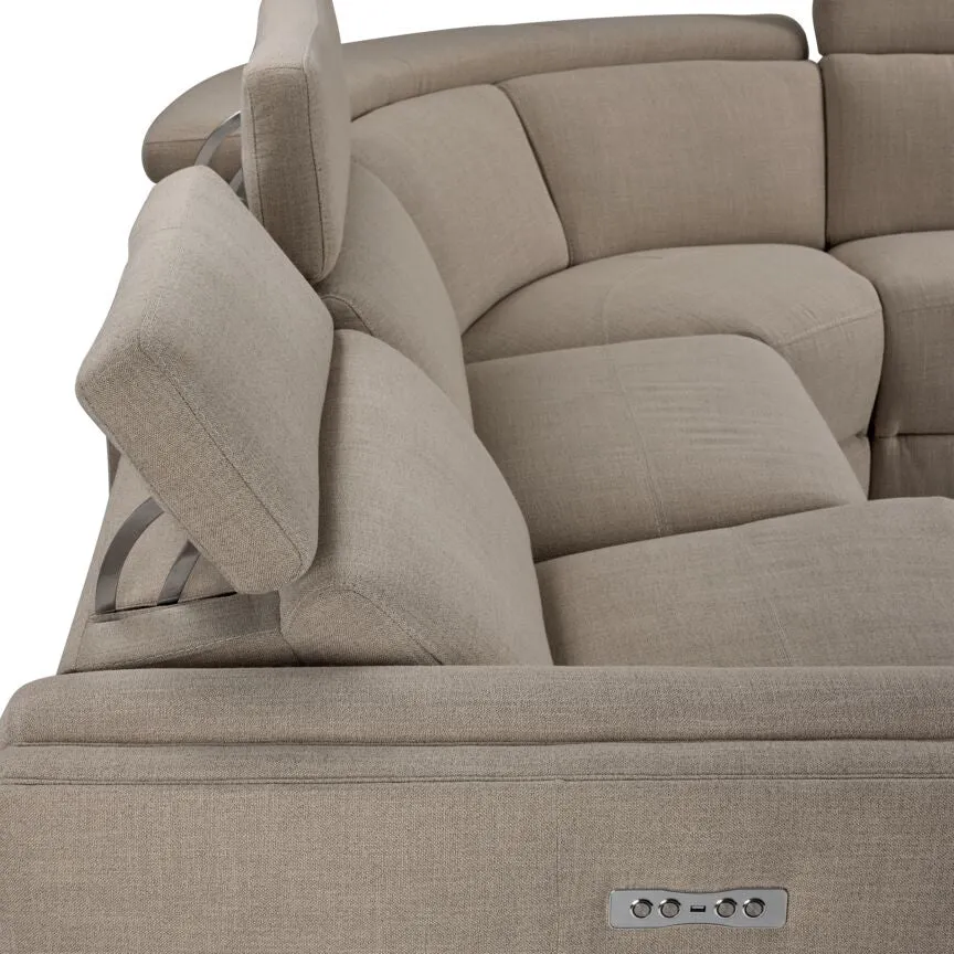 Pocono 6 Piece Power Reclining Sectional - Beige