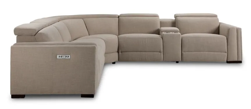 Pocono 6 Piece Power Reclining Sectional - Beige