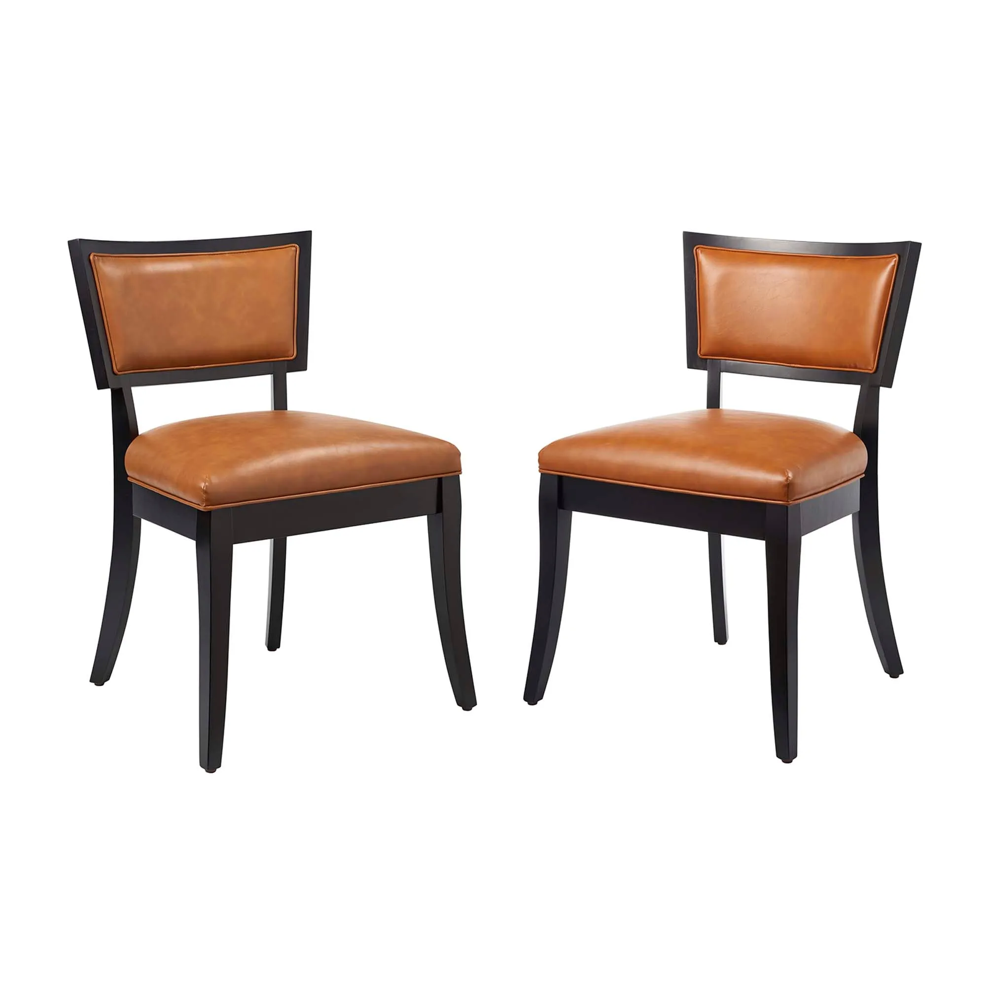 Pristine Vegan Leather Dining Chairs - Set of 2 by Modway