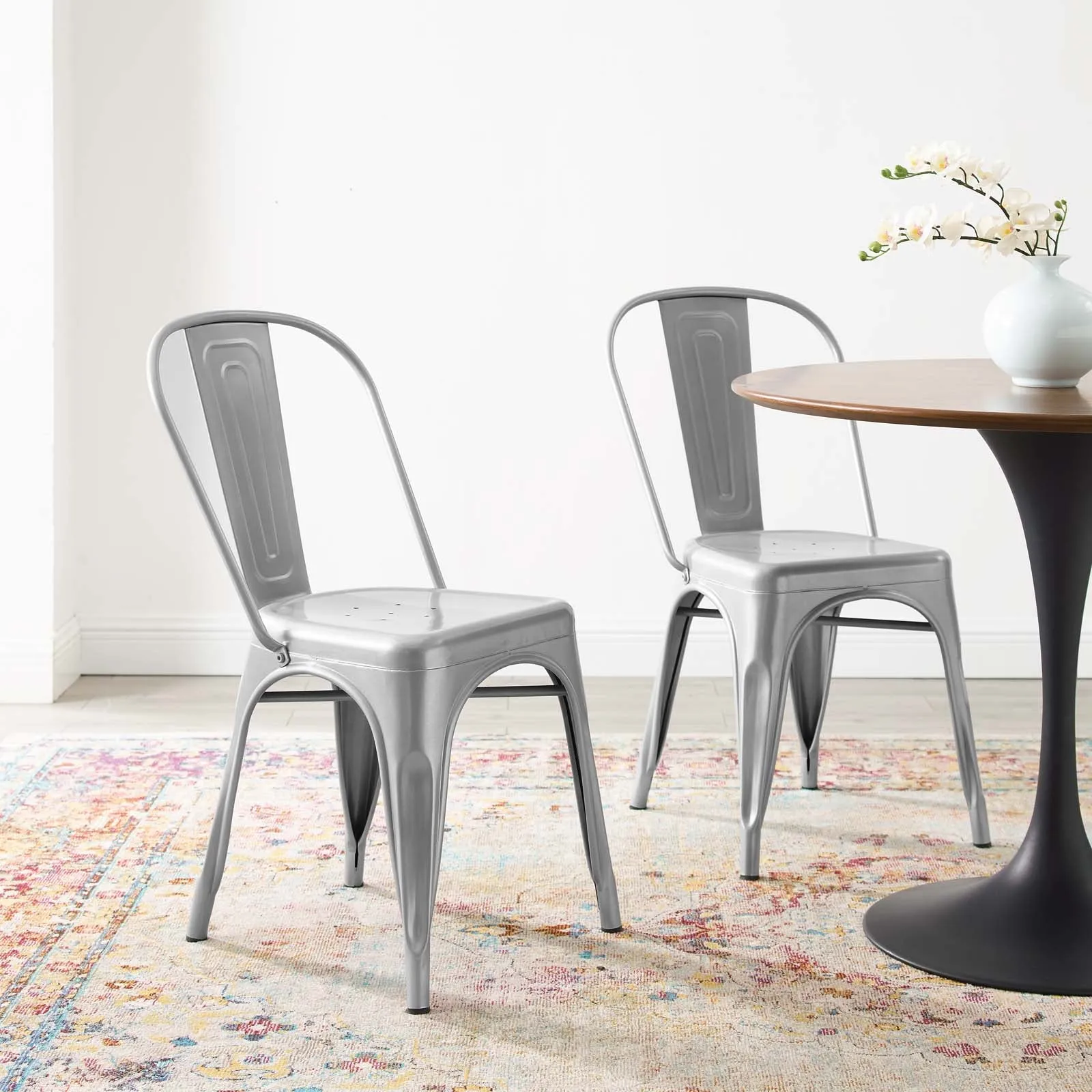 Promenade Bistro Dining Side Chair Set of 2 by Modway