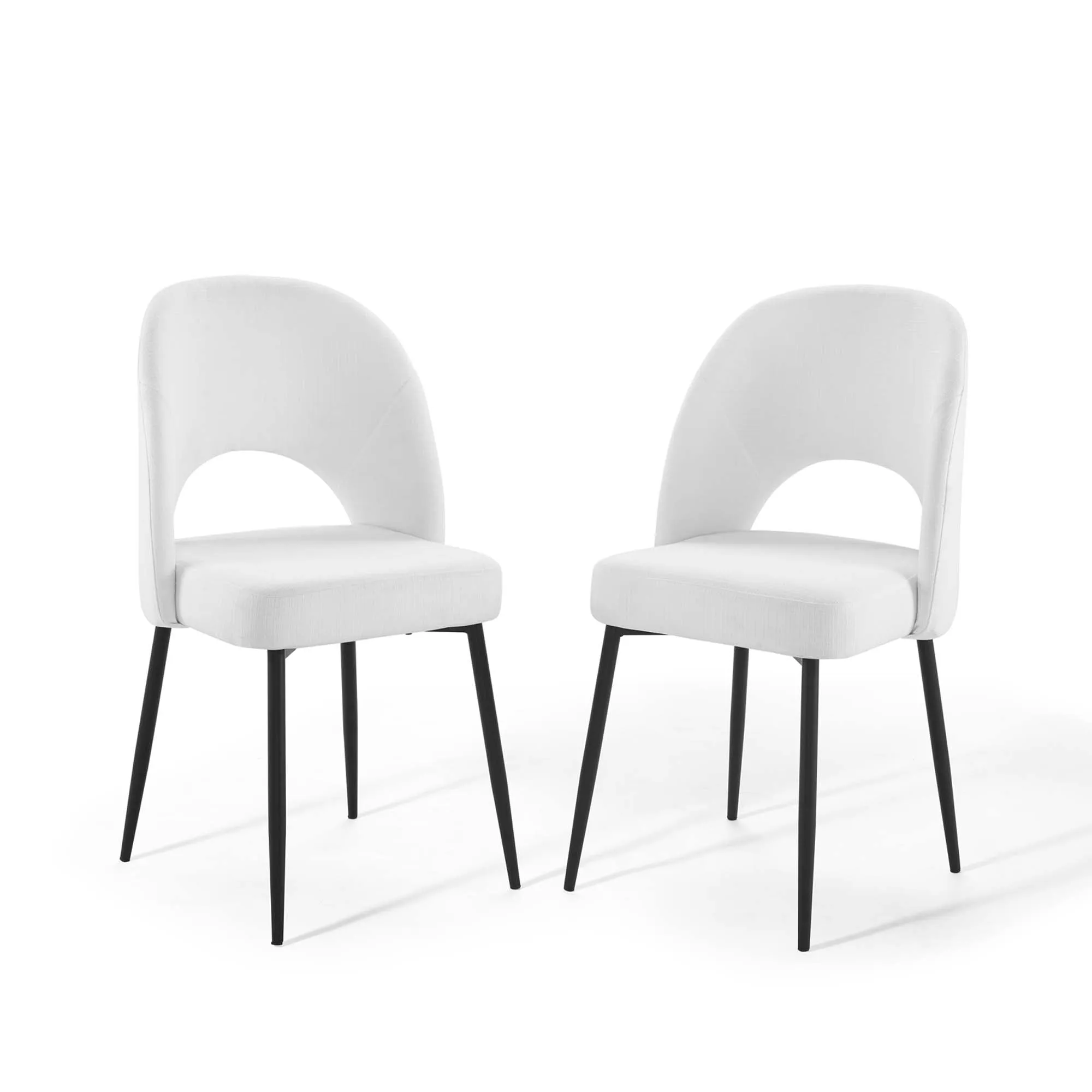 Rouse Dining Side Chair Upholstered Fabric Set of 2 by Modway