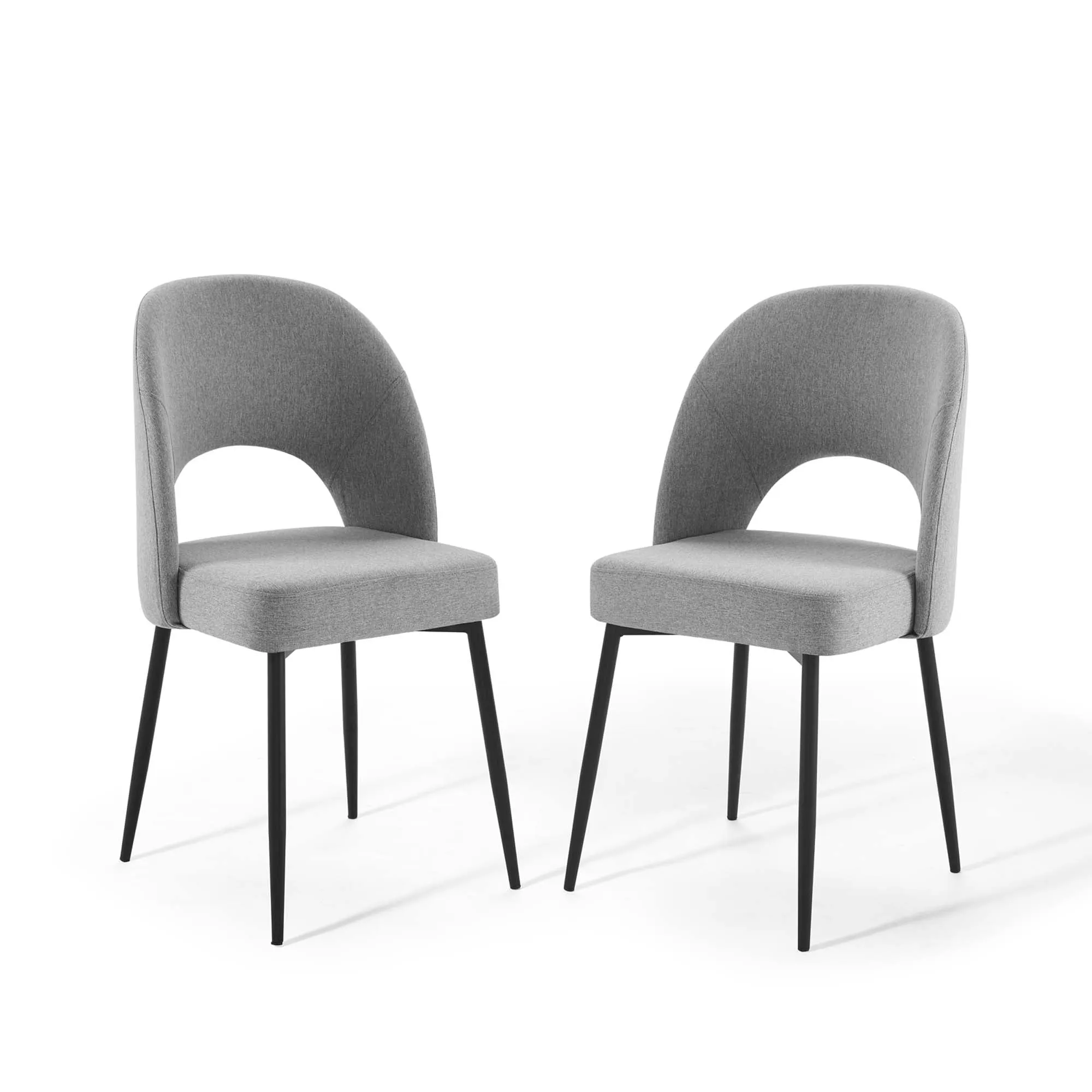 Rouse Dining Side Chair Upholstered Fabric Set of 2 by Modway