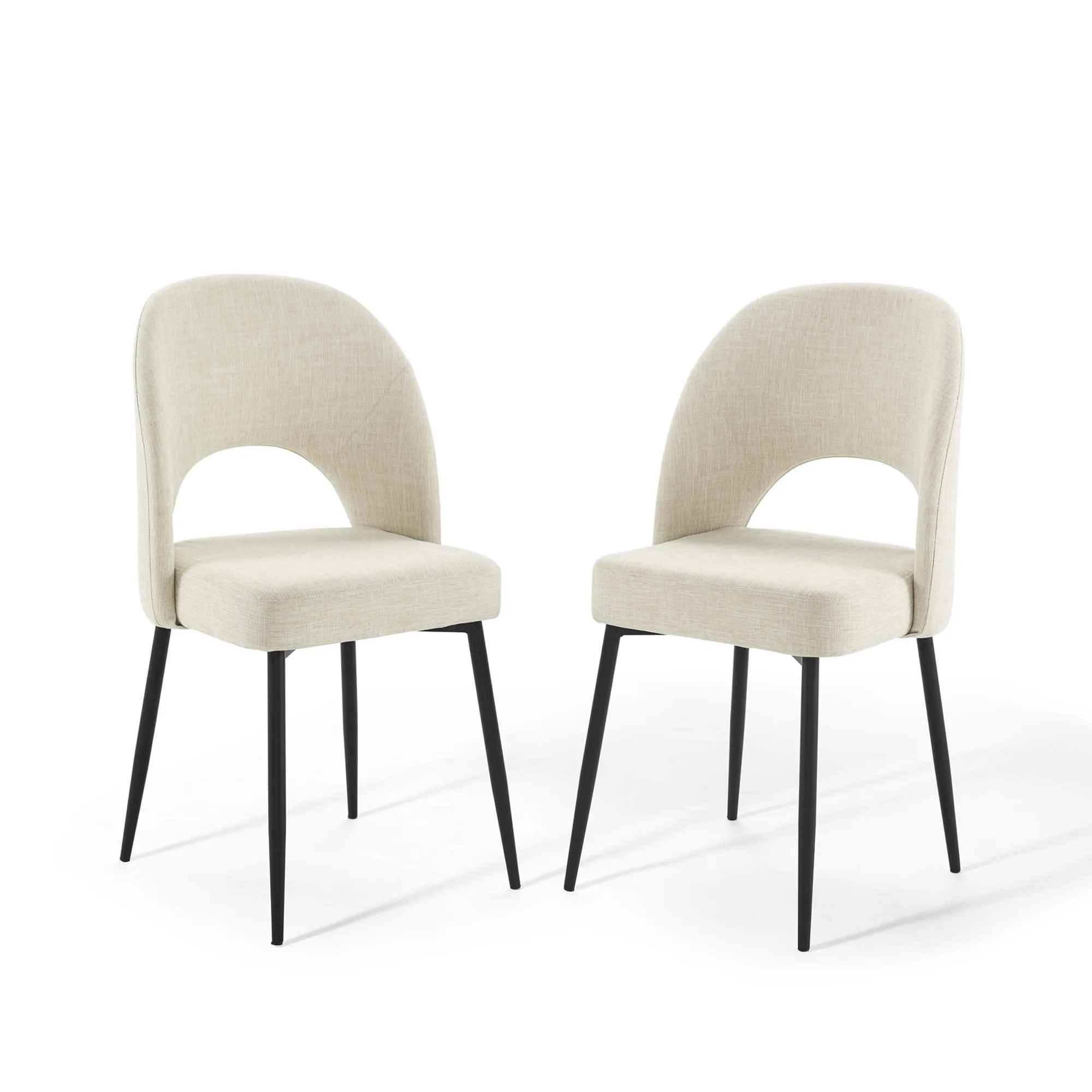 Rouse Dining Side Chair Upholstered Fabric Set of 2 by Modway