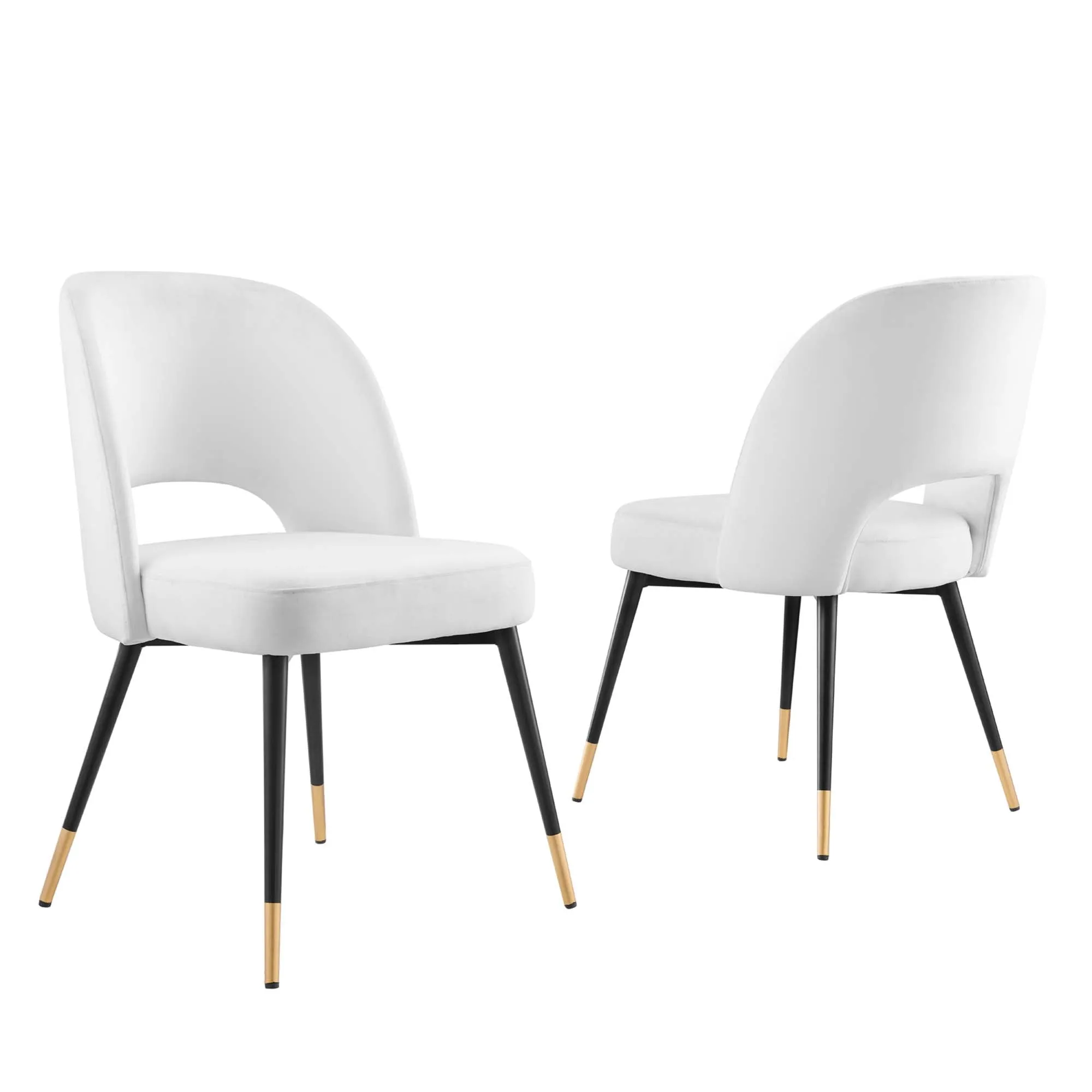 Rouse Performance Velvet Dining Side Chairs - Set of 2 by Modway