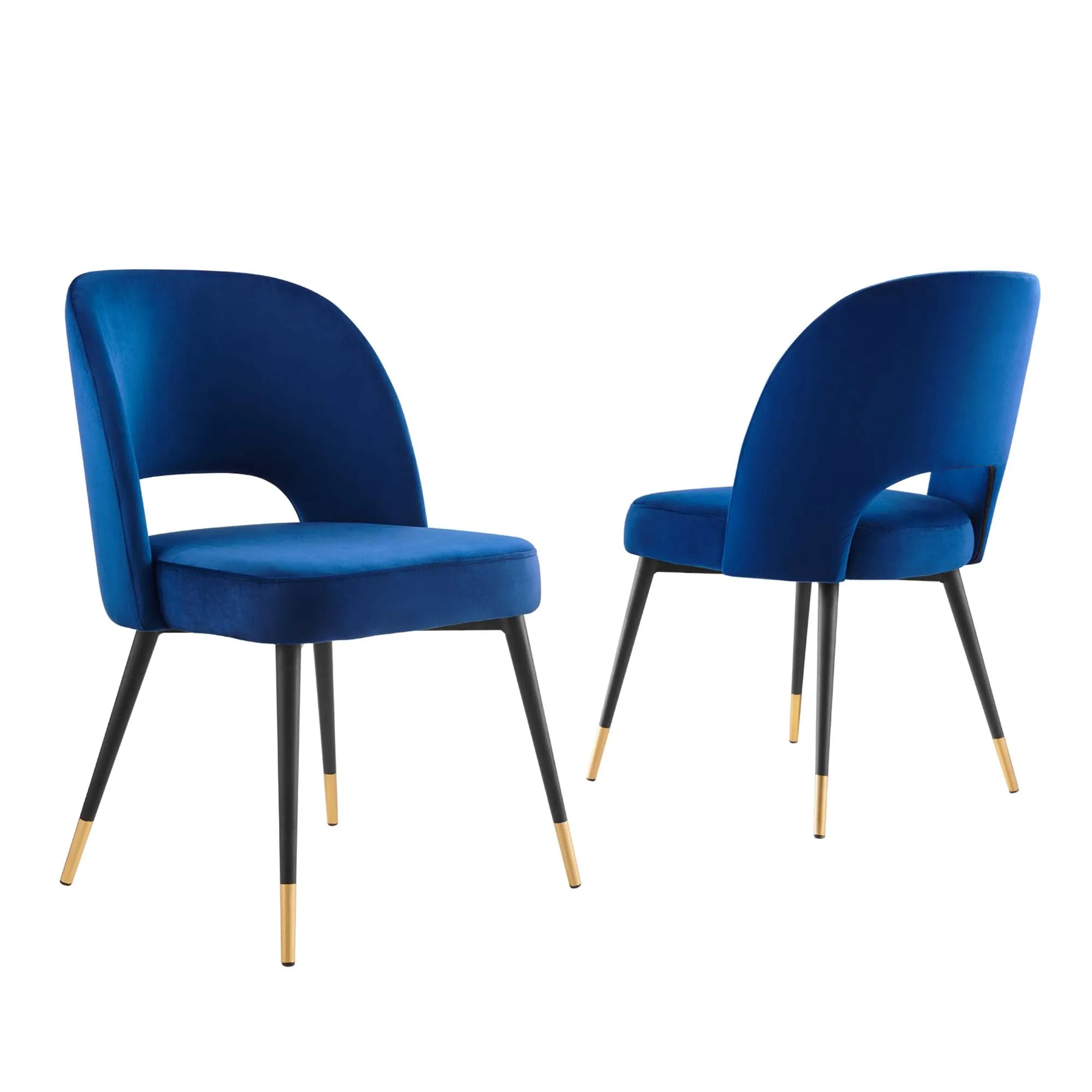 Rouse Performance Velvet Dining Side Chairs - Set of 2 by Modway