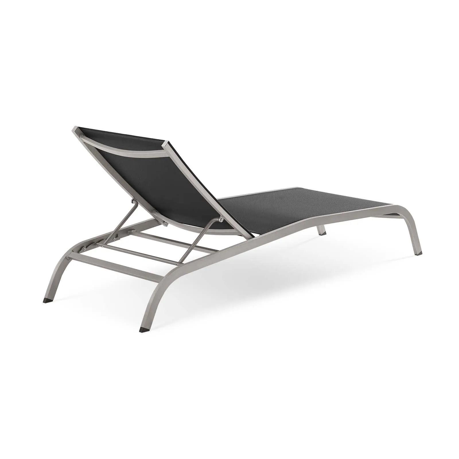 Savannah Mesh Chaise Outdoor Patio Aluminum Lounge Chair by Modway