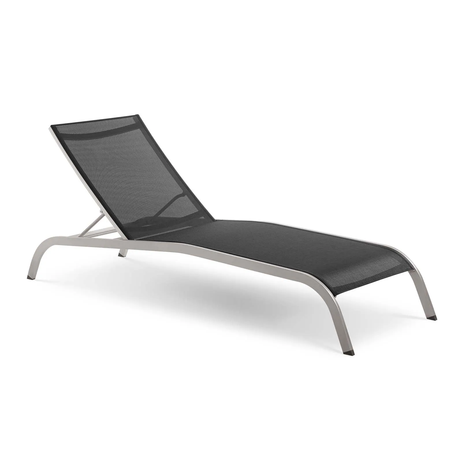 Savannah Mesh Chaise Outdoor Patio Aluminum Lounge Chair by Modway