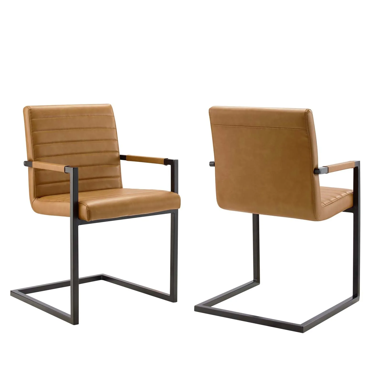 Savoy Vegan Leather Dining Chairs - Set of 2 by Modway