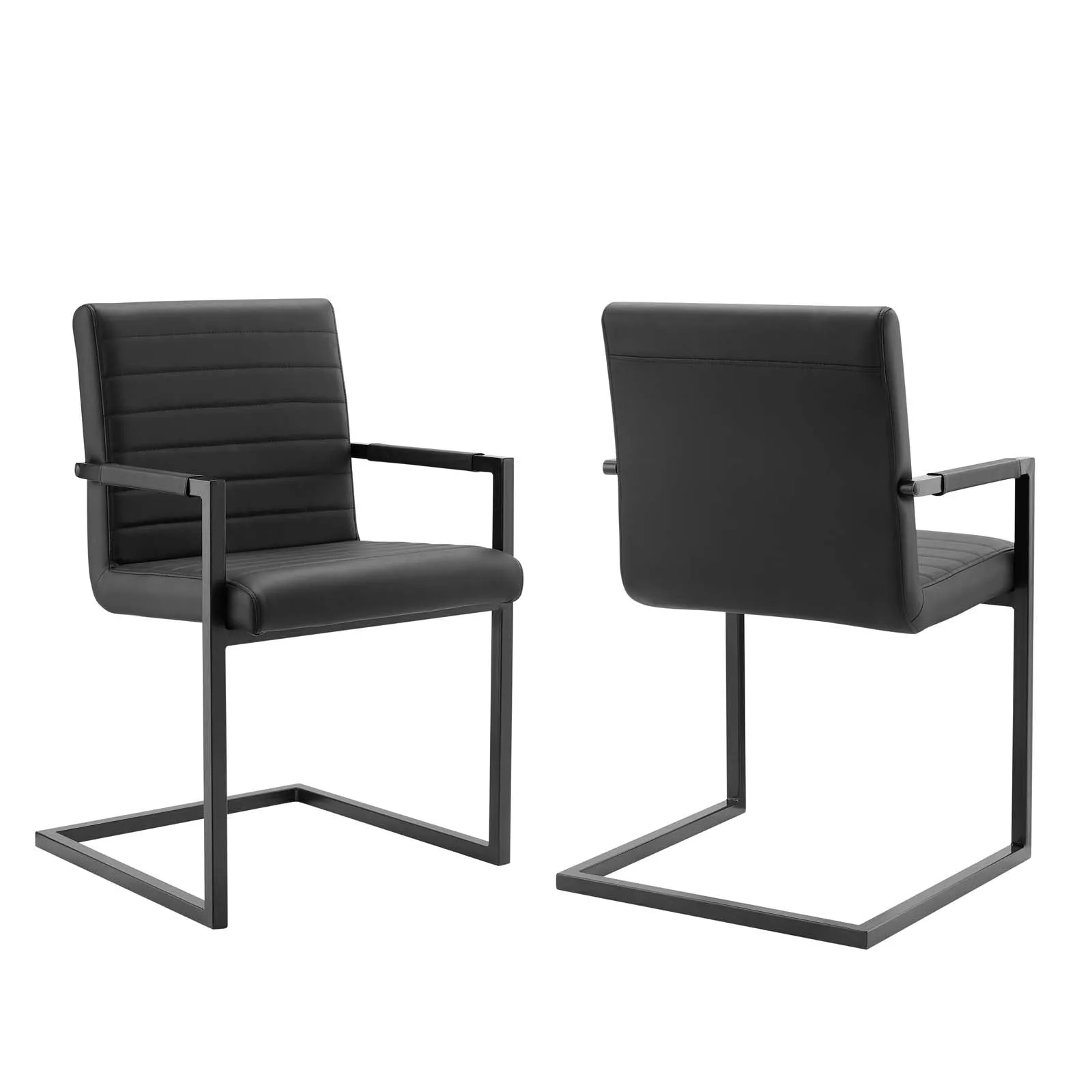 Savoy Vegan Leather Dining Chairs - Set of 2 by Modway