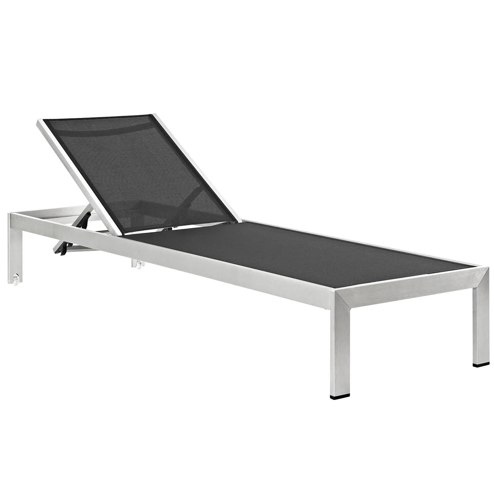 Shore Chaise Outdoor Patio Aluminum Set of 4 by Modway
