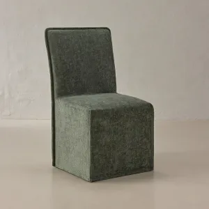 Slipcover Only - Washable Upholstered Dining Chair | 19” Back Height in Willow