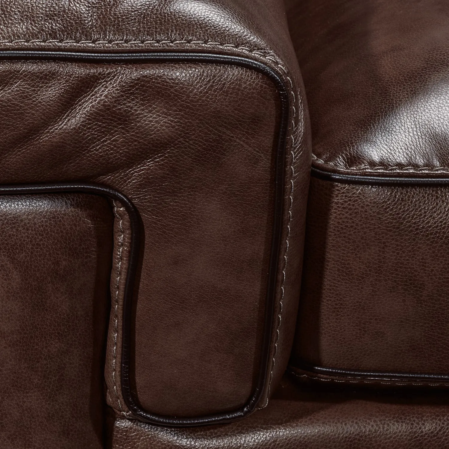 Stampede Leather Chair - Coffee