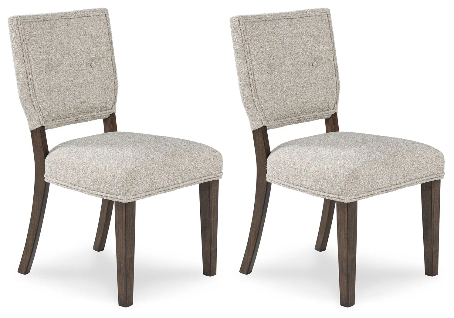 Veramond Gray / Dark Brown Dining Upholstered Side Chair