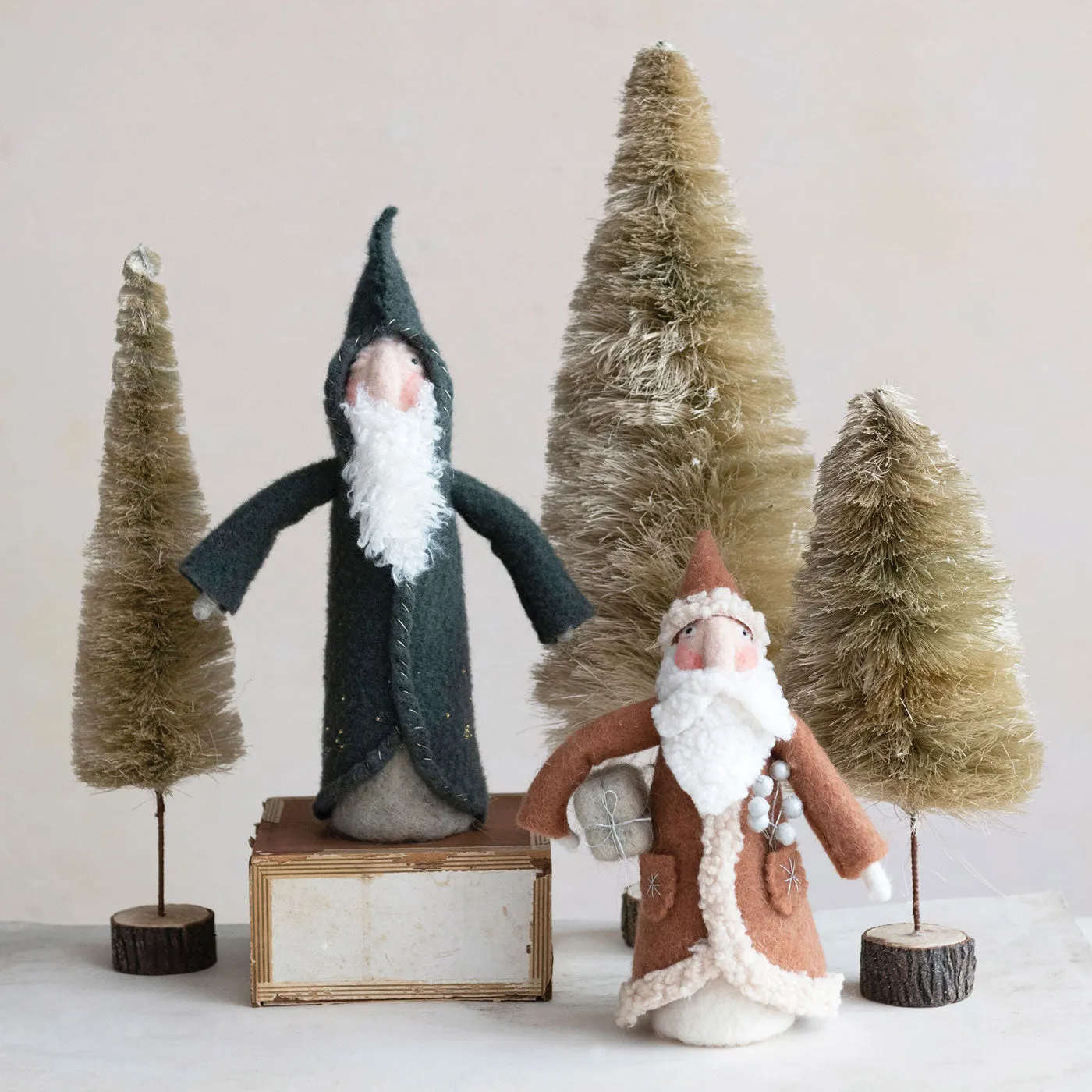 Wool Felt Santa Decoration