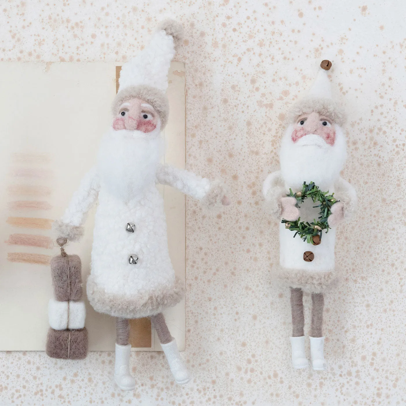 Wool Felt Santa Decoration